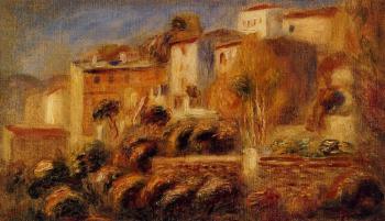 皮埃爾 奧古斯特 雷諾阿 Houses at Cagnes 皮埃爾 奧古斯特 雷諾阿 Houses at Cagnes